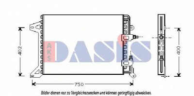 AKS DASIS 402500n -  Конденсатор, кондиционер